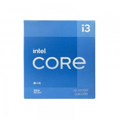 英特尔（Intel）第10代 CPU处理器 台式机 原盒 i3-10105F 【需配独立显卡】