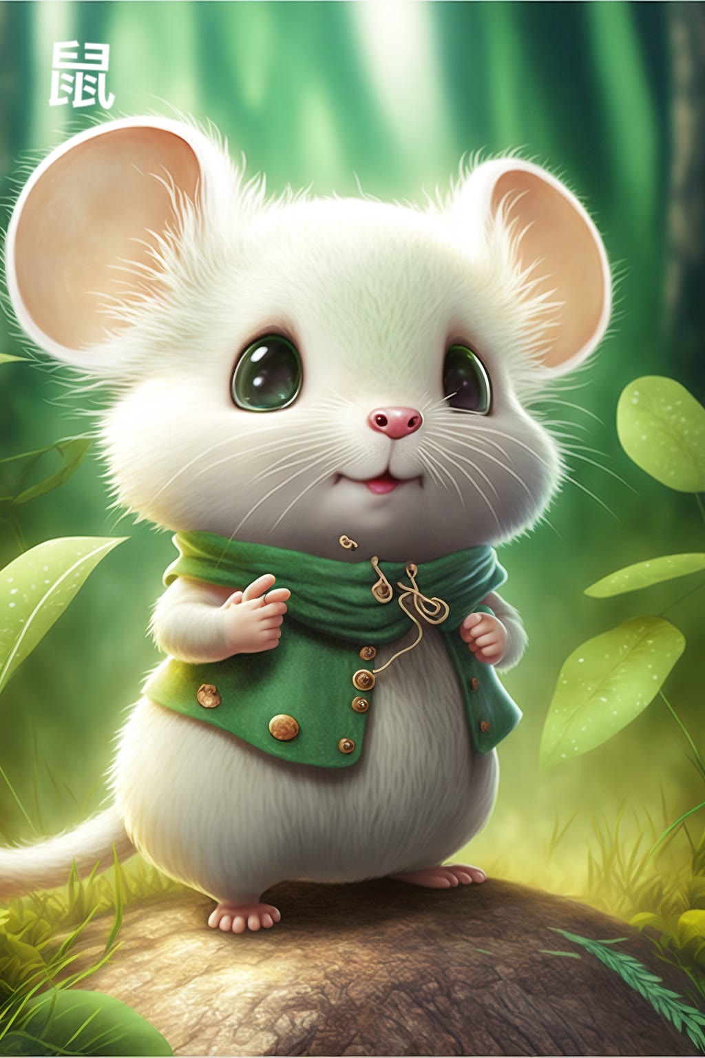 卡通十二生肖鼠