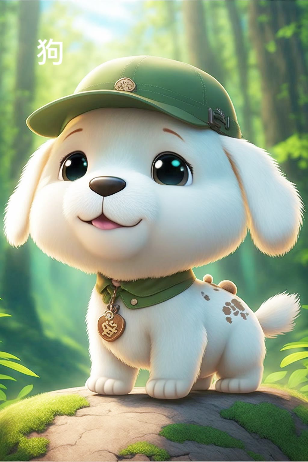 卡通十二生肖狗