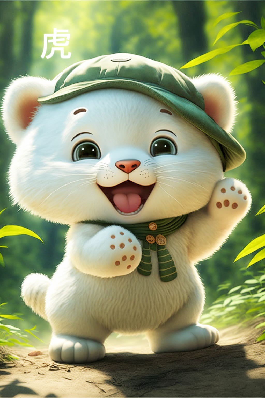 卡通十二生肖虎