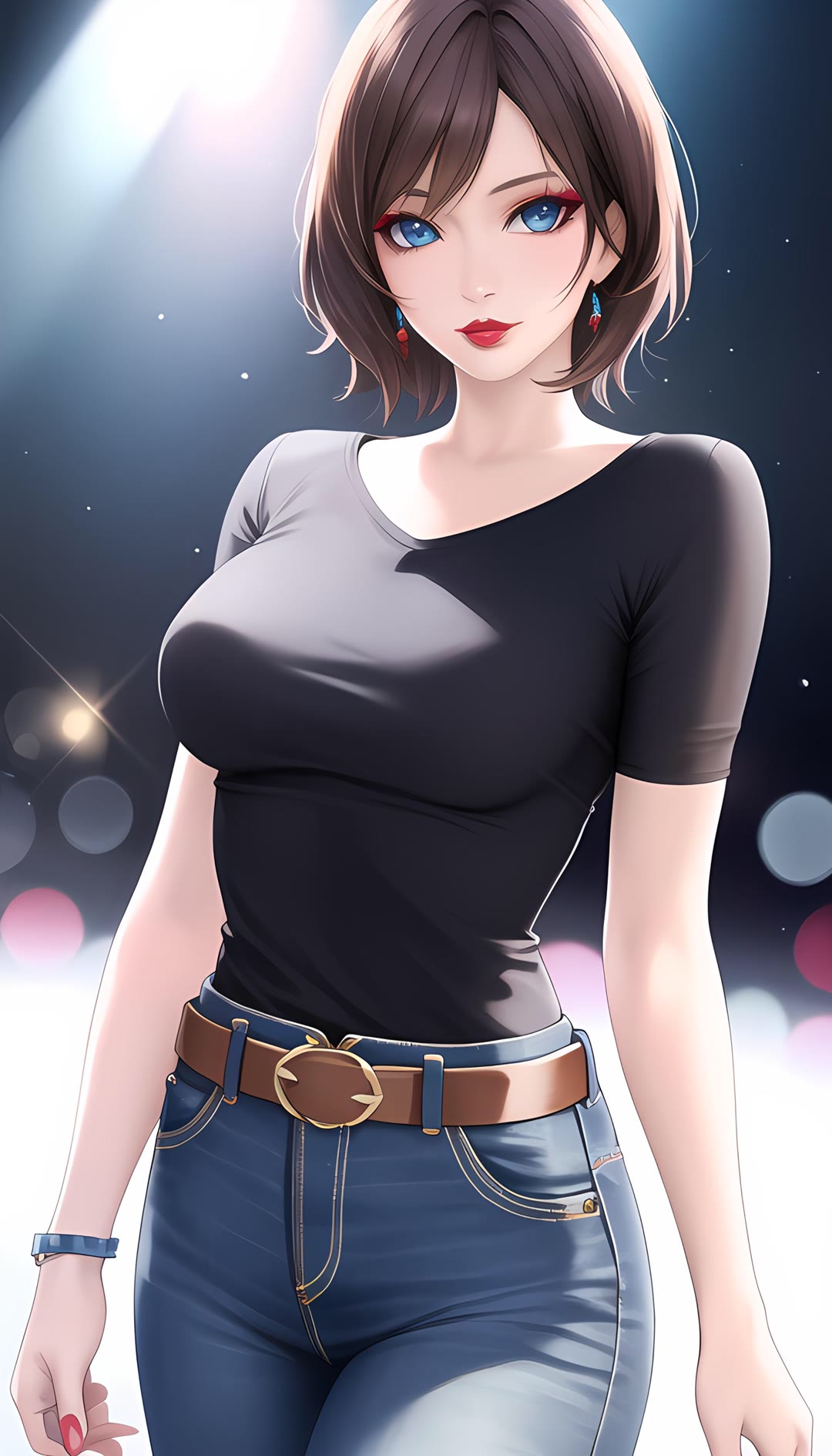 卡通职业女孩竖版壁纸