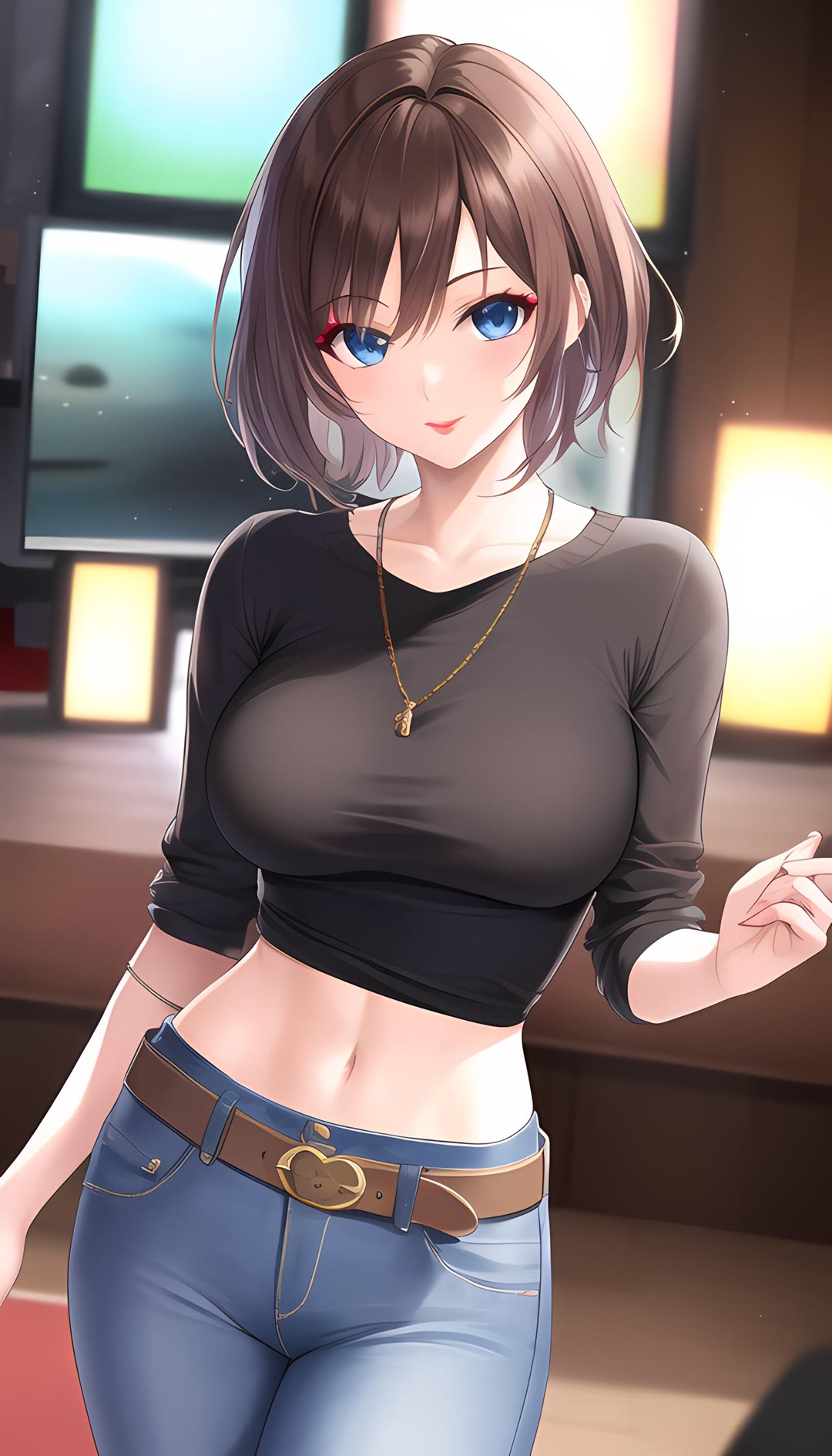 卡通职业女孩竖版壁纸